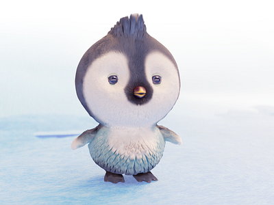 Little penguin boy