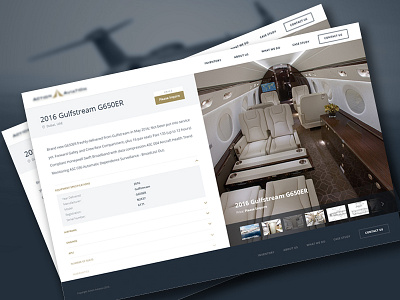 Web design for Aviation Company