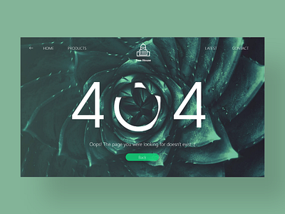 404 Error Page - Plant Shop