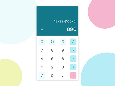 Simple Calculator calculator calculator app dailyui