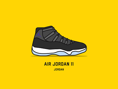 Top 10 NBA Sneakers basketball clean design flat icon illustration illustrator logo michael jordan minimal nba sneakers space jam street fashion vector