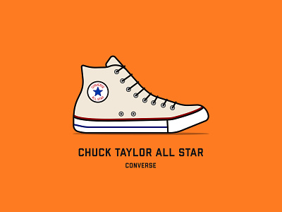Top 10 NBA Sneakers all stars chuck taylors converse design flat illustration kicks minimal nba sneakers vector