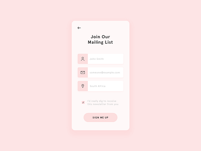 Daily UI 001 app branding daily ui challenge dailyui design form mobile sign up ui ux web