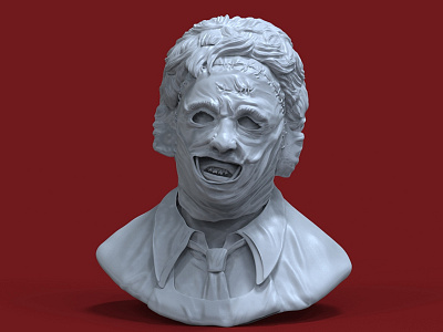 Leatherface Bust Sculpt 3d bust sculpt
