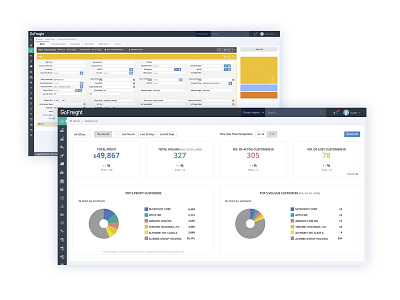 GoFreight - Dashboard Design