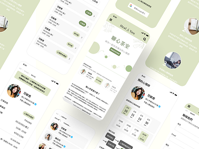 Heal You: a online therapy platform design product saas ui ui design