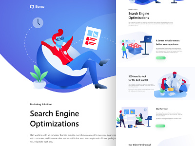 Search Engine Optimization agency animation business cruve gradient color illustration ironsketch landing page logo search engine optimizing seo typogaphy ui ux website