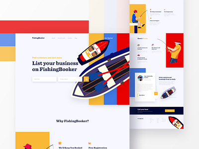 FishingBooker Landing Page