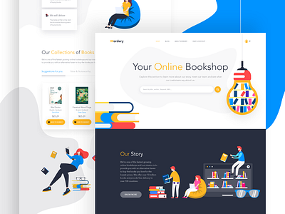 Online Book Shop - Landing Page