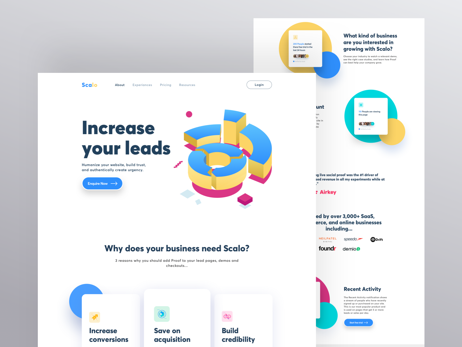 Scelo Landing page by Shamin Yassar for Orizon: UI/UX Design Agency on ...