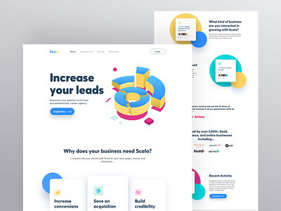 Scelo Landing page