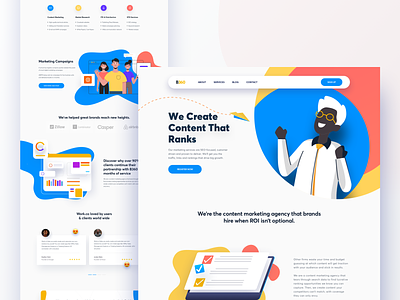 B360 Landing Page 2019 agency business concept contact page contact us design digital marketing agency illustration landing page landing page design uidesign user experience user interfaces ux uxdesign website website concept website design
