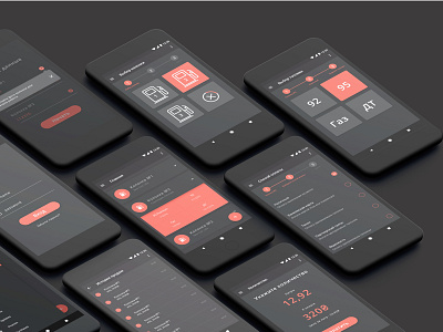 Fuel POS app design android app design pos sketch ui ux