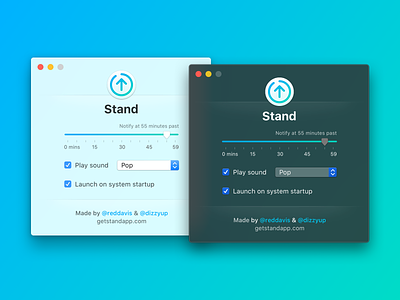 Stand 2 for Mac app mac reminder stand ui