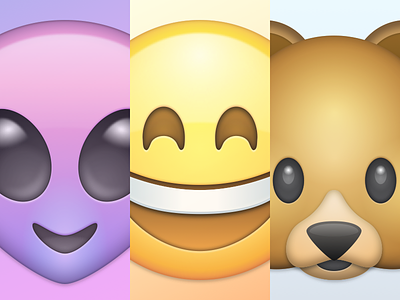 👽😄🐻 emoji icons sketch