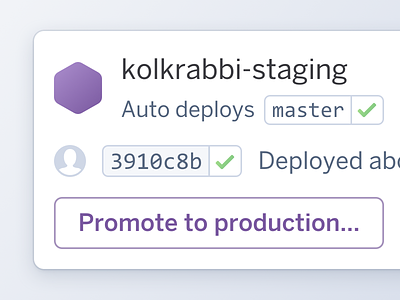 Promote to production.. app code developers heroku interface pipelines production