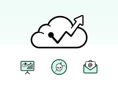 Forecast Identity business cloud finance forecast identity logo money