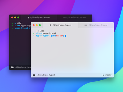 Hypest for Hyper hyper mac plugin terminal theme vibrancy