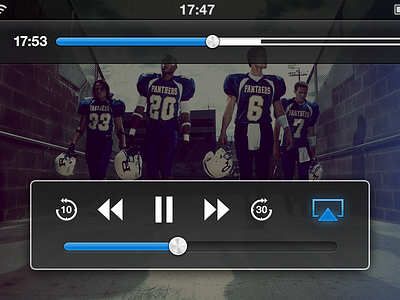 Playback client ios iphone movie playback ui video