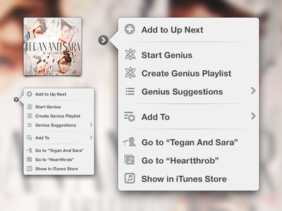 iTunes Popover Freebie