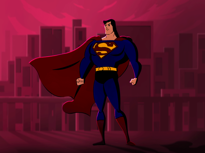 Superman animation