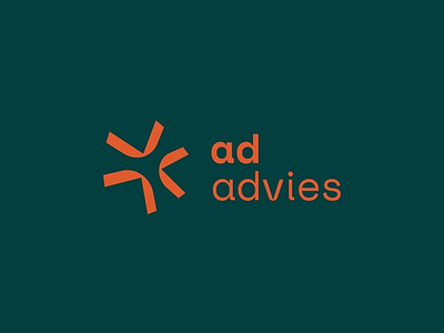Logo design for Ad-advies branding design designer groningen logo