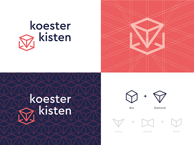 Koesterkisten Logo Concept branding design designer groningen logo vector