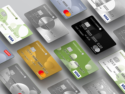 Credit Cards Redesign branding credit card illustration redesign