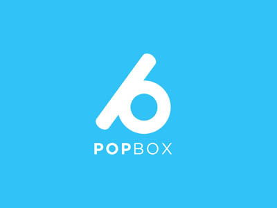 Popbox Logo WIP app branding logo startup ui