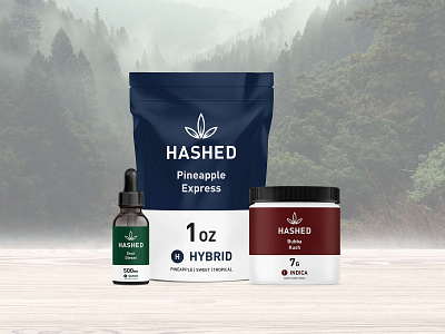Hashed - packaging designs