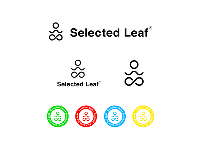 Selected Leaf - logo system