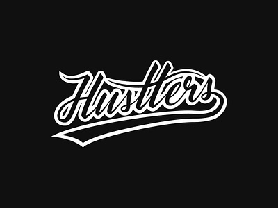 Hustlers Basketball Logo basketball basketball logo custom type custom typography hand lettering handletter handlettering hustlers hustlerslogo lettering logo logodesign looka script script font script logo