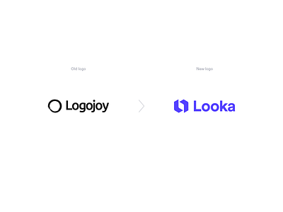 Logojoy to Looka Rebrand branding identity logo logo design logo designer logo mark logo redesign logojoy looka lookadesign rebrand redesign