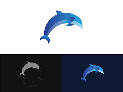 Golden Ratio Dolphin Symbol animal logo animal logo design animal logos dolphin dolphin logo golden ratio golden ratio logo goldenratio gradient gradient logo grid grid logo logo logo design logo designer logo grid logo mark symbol