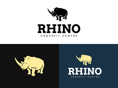 Rhino Crossfit Logo Design