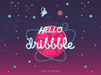 Hello Dribble debut first shot hello dribble invite shot ui