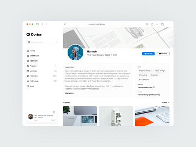 User Profile Design