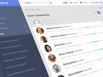 Learning Management System (LMS) UI/UX -User Summary