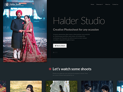 Website for Halder Studio