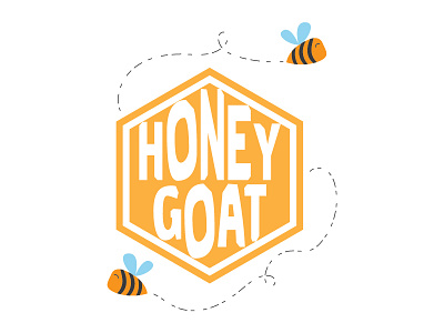Logo concept for a baby brand. baby bee brand clothing graphic design honey illustrator logo