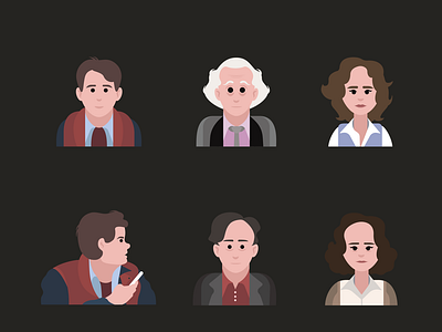 Back to the Future Icons