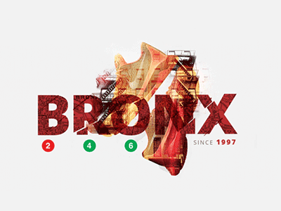 BRONX animation design photoshop web