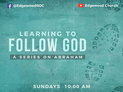 Learning To Follow God- Sermon Graphic