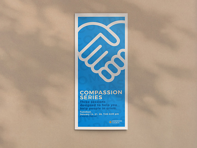 Compassion Series Brochure-Front brand identity branding brochure brochure design church design churchbranding design