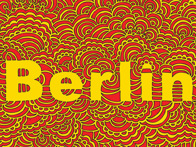 Berlin Drawing Meditation abstract berlin drawing germany illustration pattern shape typography