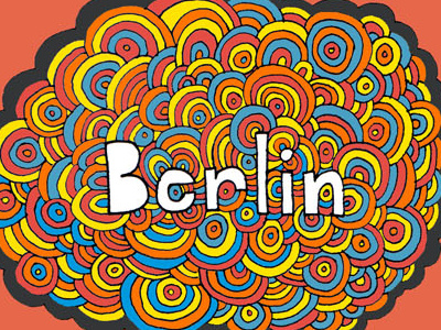 Berlin Bubbles abstract berlin color design drawing germany illustration typography
