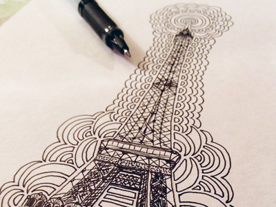 Eiffel Tower Drawing Meditation