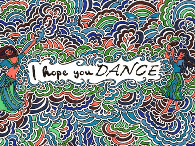 I hope you DANCE abstract art dance design drawing illustration typography