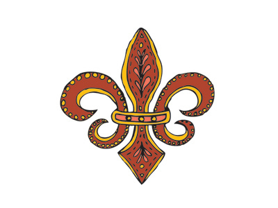 Free Fleur de Lis Vector Series color design drawing fleur de lis france french illustration illustrator vector