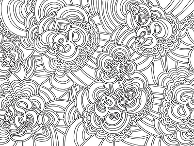Drawing Meditation Coloring Book Pages By Kaitlyn Parker On Dribbble